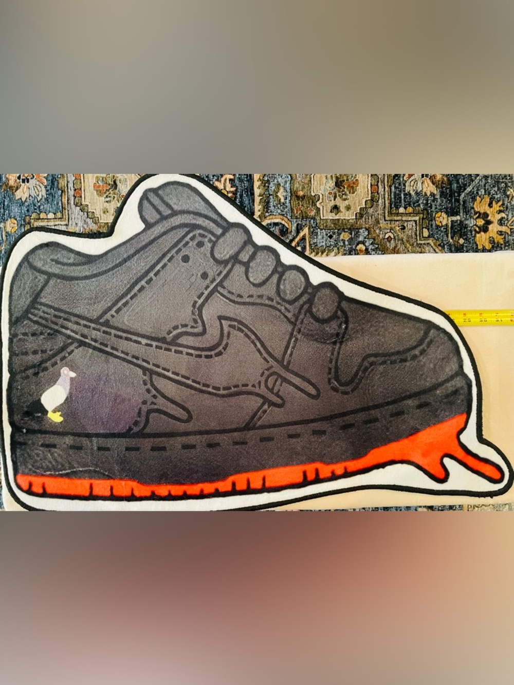 Nike Dunk Black Pigeon Sneaker Rug
$40